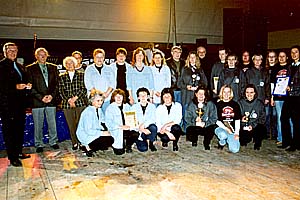 Siegerherung der Damen/Mannschaften am 17. Oktober 2002